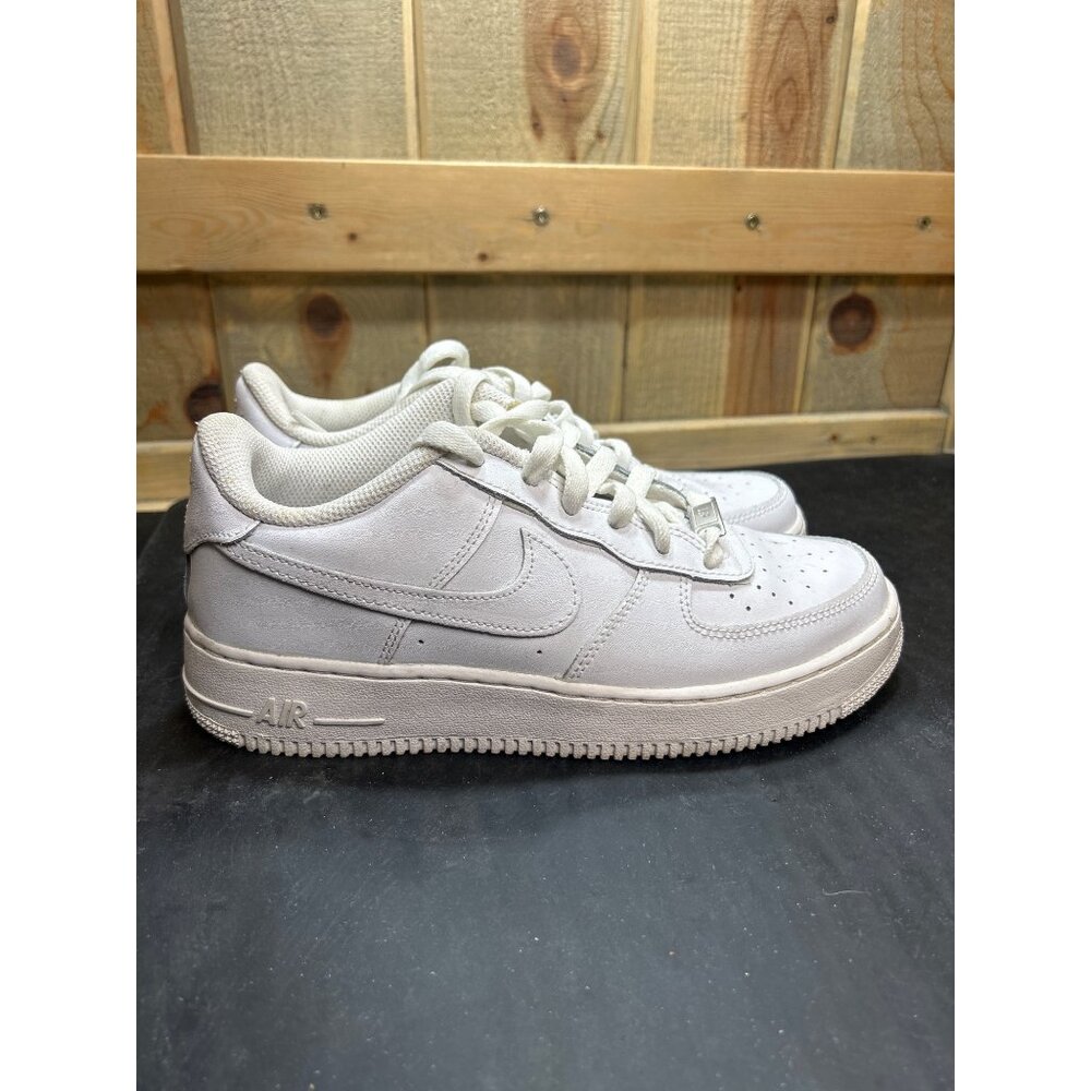 Nike Air Force 1 Low Triple White DH2920-111 Youth Sneakers 6Y Leather